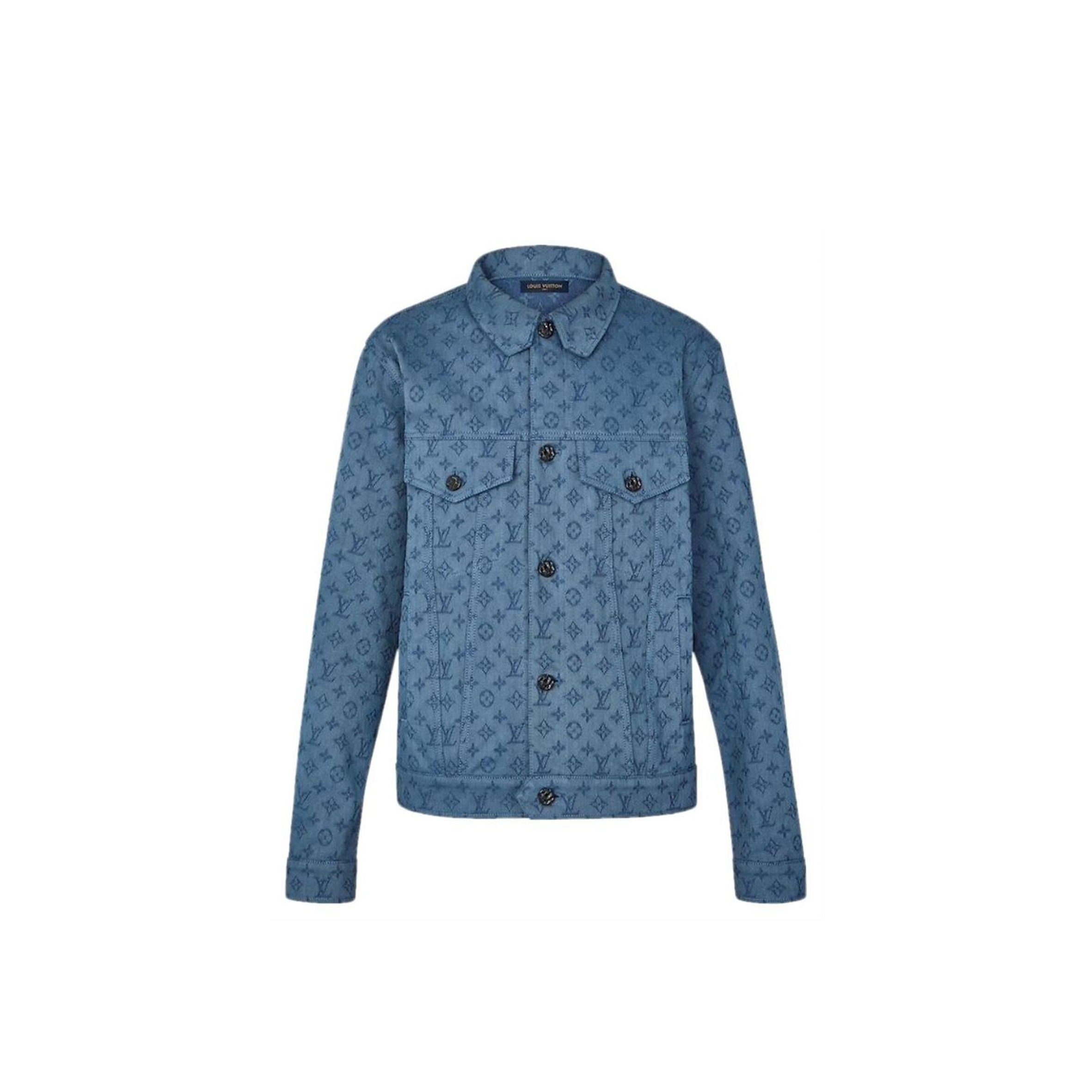 l0vis Vvtt0n lv blue cloud jacket